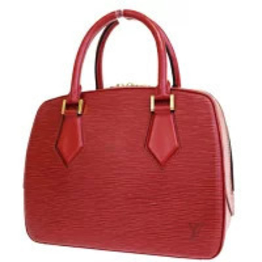 Louis Vuitton Sablon Handbag Epi Castilian Red Leather